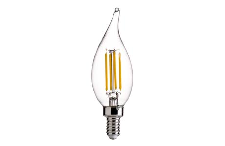 5.5W Flame Tip Candelabra Bulbs/60Watts Flamp Tip Candelabra Bulbs