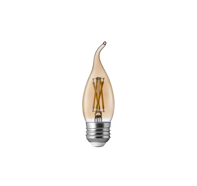 4W  Flame Tip Candelabra Bulbs/40Watts Flamp Tip Candelabra Bulbs
