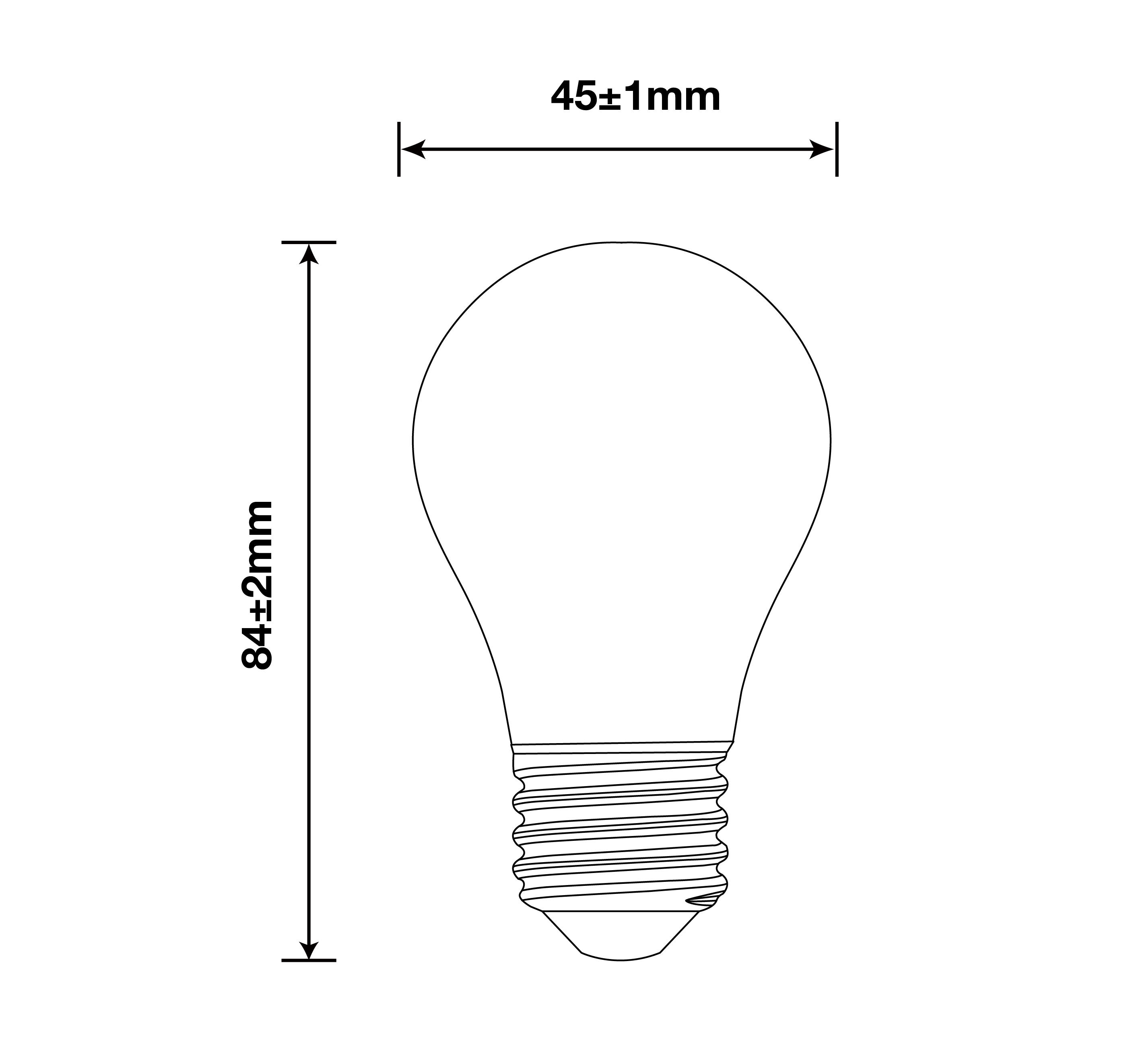 8W A15 Filament Bulbs/75Watts Edison A15 Bulbs