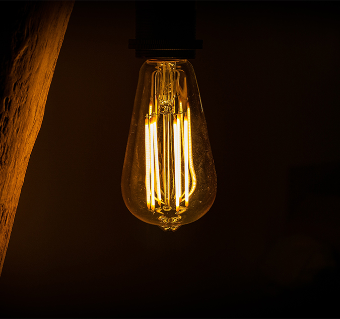 8W ST21 Filament Bulbs/75Watts Edison ST21 Bulbs